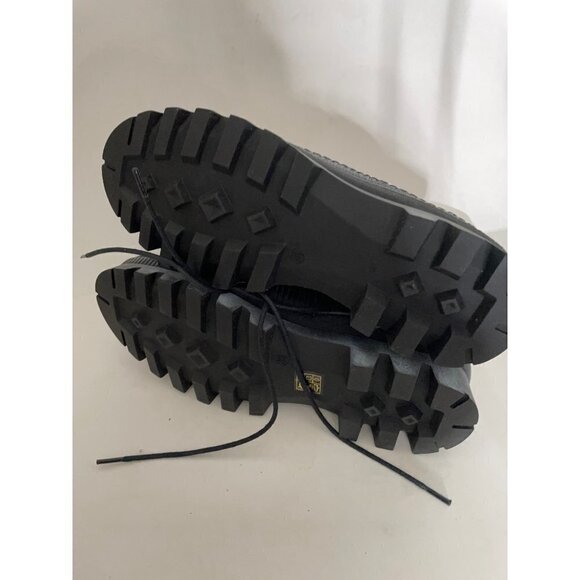 Free People Goldie Lug Sole Lace UP Combat Off White Boots Sz 38 US 8 NEW $268 - Picture 9 of 9